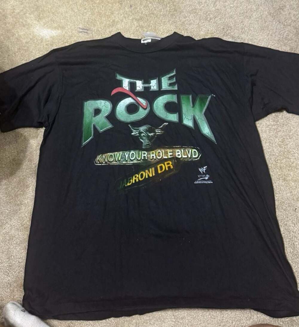 1999 Dwayne “The Rock” Johnson Shirt Tee NEW Size XL
